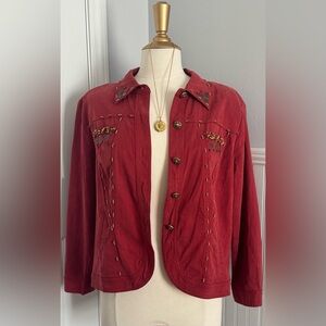 City Girl western beaded jacket!
